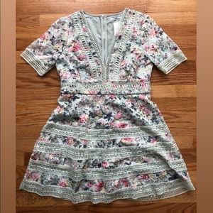 Multi color lace dress